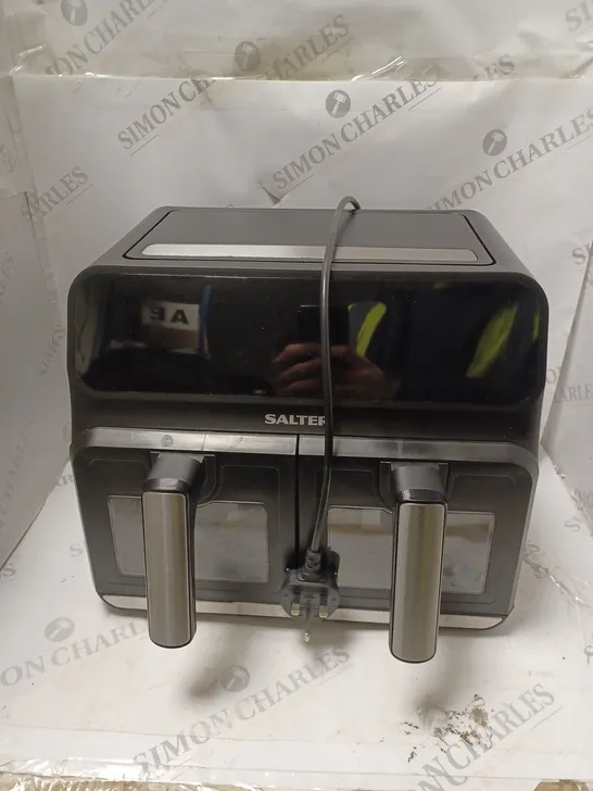 BOXED SALTER DUAL AIR FRYER 7.6L