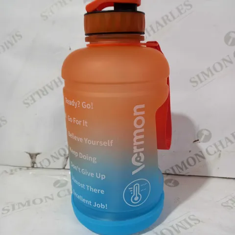 VORMON 2200ML WATER BOTTLE IN ORANGE/BLUE