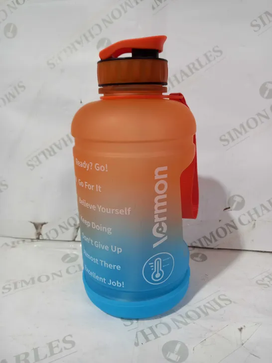 VORMON 2200ML WATER BOTTLE IN ORANGE/BLUE