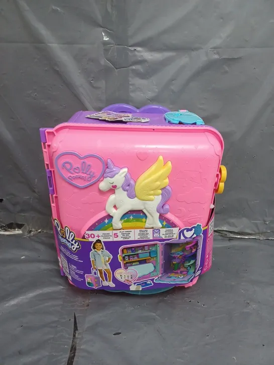 POLLY POCKET POLLYVILLE RESORT ROLL-AWAY SUITCASE PLAYSET RRP £59