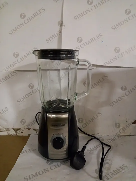 MORPHY RICHARDS TOTAL CONTROL GLASS TABLE BLENDER