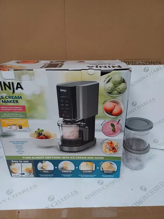 NINJA CREAMI ICE CREAM & DESSERT MAKER WITH 5 DESSERT TUBS RRP £199