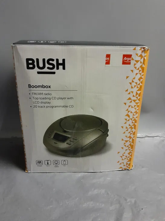 BUSH BOOMBOX WITH FM RADIO AND CD PLAYER