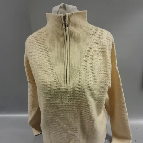 GREAT PLAINS 1/4 ZIP KNIITED JUMPER SIZE 12