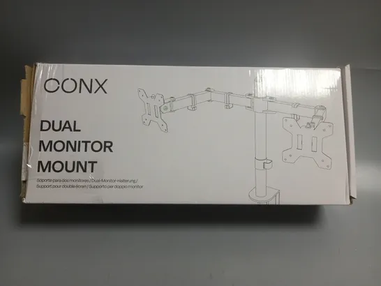 BOXED CONX DUAL MONITOR MOUNT 