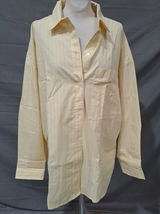 ABERCROMBIE & FITCH SHIRT IN YELLOW SIZE LARGE