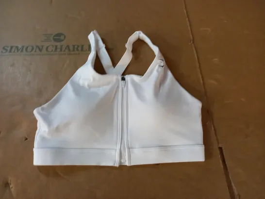 GYMSHARK WHITE TRAINING BRA - XS