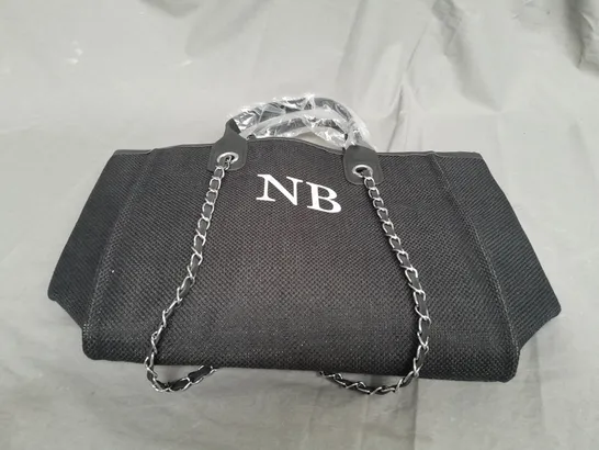 NB BLACK DUFFLE BAG 