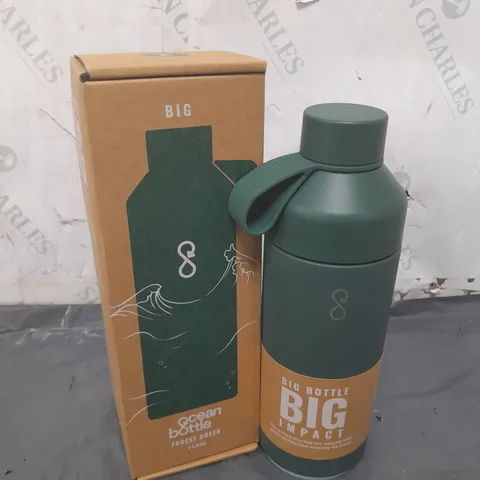 BOXED OCEAN BOTTLE IN FOREST GREEN (1L)