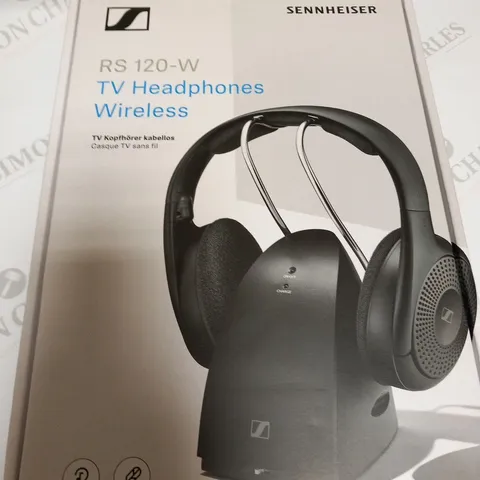 BOXED SENNHEISER RS 120-W TV HEADPHONES WIRELESS