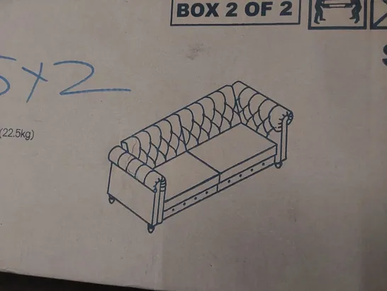 BOXED SOFA BED - BLACK (2 BOXES)