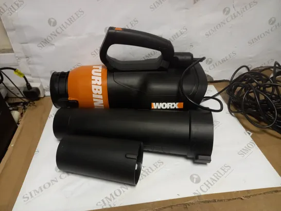 WORX WG518E AIR TURBINE CORDED LEAF BLOWER