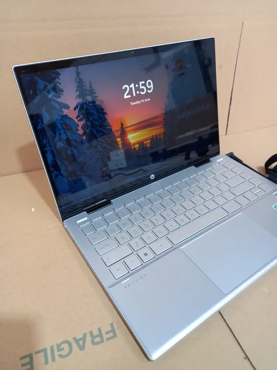 HP PAVILION X360 LAPTOP SILVER