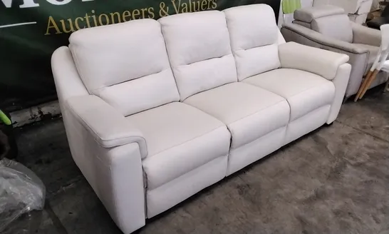 QUALITY ITALIAN DESIGNER AVOLA LARGE SOFA CREAM LEATHER