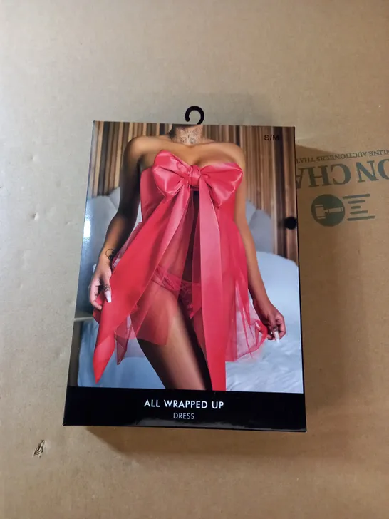 BOXED ANN SUMMERS ALL WRAPPED UP DRESS - S/M