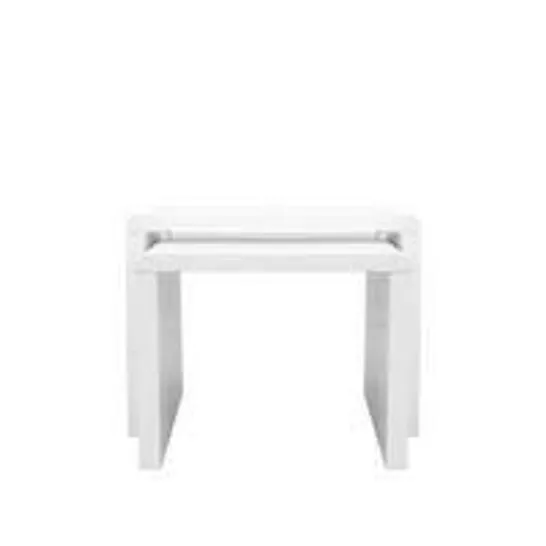 BOXED ATLANTIC NEST OF 2 TABLES - WHITE RRP £119