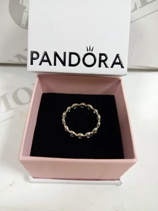 PANDORA INFINITY SILVER RING - SIZE UNSPECIFIED