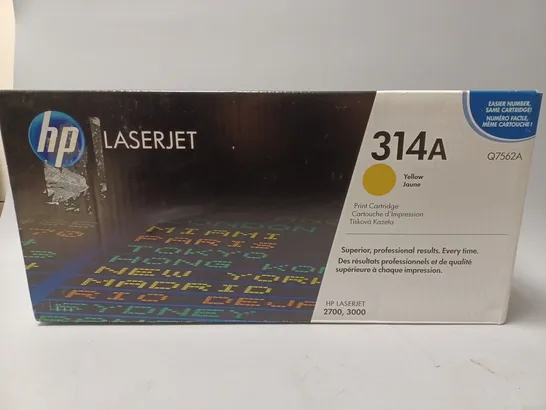 SEALED HP LASERJET 314A Q7562A YELLOW JAUNE 