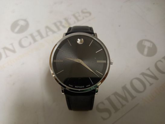 MOVADO ULTRA SLIM LEATHER STRAP WATCH - UNBOXED RRP £450
