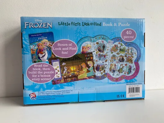 4 BRAND NEW BOXED DISNEY FROZEN LITTLE FIRST LOOK AND FIND BOOK&PUZZLE