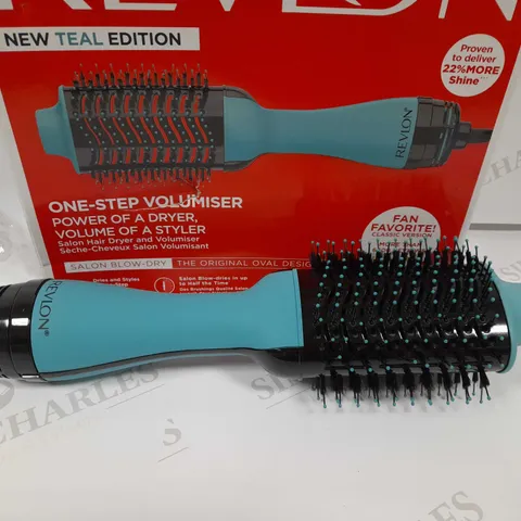 BOXED REVLON NEW TEAL EDITION ONE STEP VOLUMISER