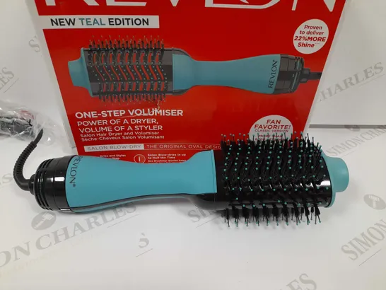 BOXED REVLON NEW TEAL EDITION ONE STEP VOLUMISER