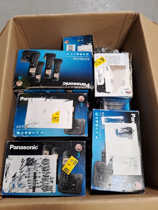 LARGE BOX OF 22 ASSORTED PARASONIC ANSWERING SYSTEMS 