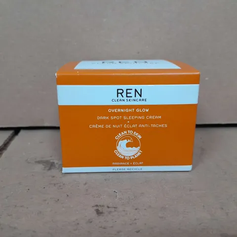 REN CLEAN SKINCARE OVERNIGHT GLOW DARK SPOT SLEEPING CREAM