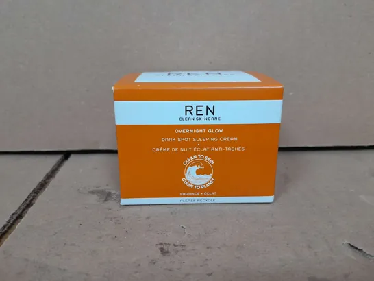 REN CLEAN SKINCARE OVERNIGHT GLOW DARK SPOT SLEEPING CREAM