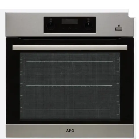 AEG INTEGRATED STEAMBAKE ELECTRIC STEAM OVEN WITH SENSECOOK FOOD PROBE - STAINLESS STEEL MODEL BES356010M