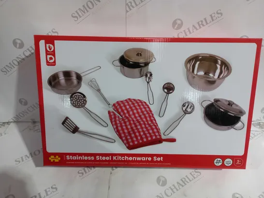 BOXED BIGJIGS STAINLESS STEEL KITCHENWARE SET