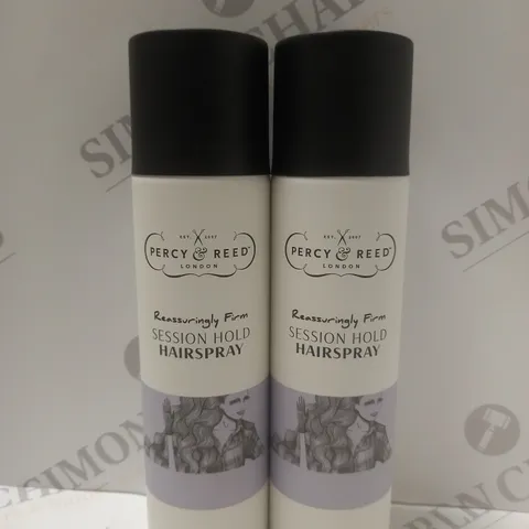 SET OF 2 PERCY & REED LONDON HAIR SESSION HOLD HAIRSPRAY 250ML