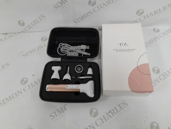 BOXED TILI 5-IN-1 MULTI-FUNCTIONAL HAIR REMOVAL KIT PINK 