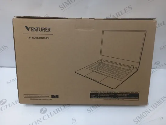 BRAND NEW BOXED VENTURER EUROPA 14 PLUS 14" NOTEBOOK PC