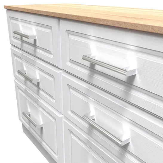 ST GEORGE 6 DRAWER CHEST IN CREAM 