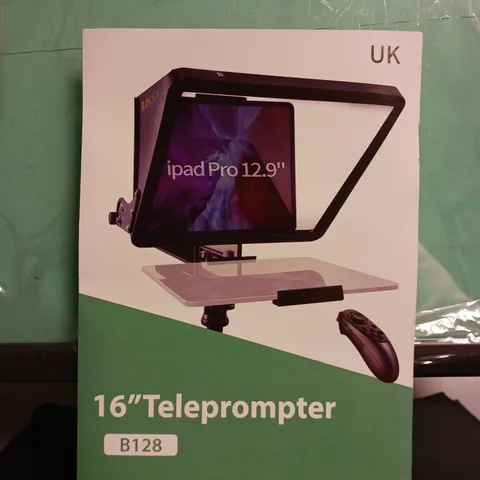 ILOKNZI 16" TELEPROMPTER WITH REMOTE AND BAG