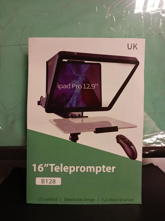 ILOKNZI 16" TELEPROMPTER WITH REMOTE AND BAG