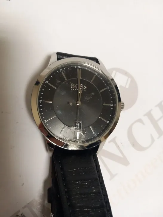 HUGO BOSS WRIST WATCH WITH BLACK STRAP