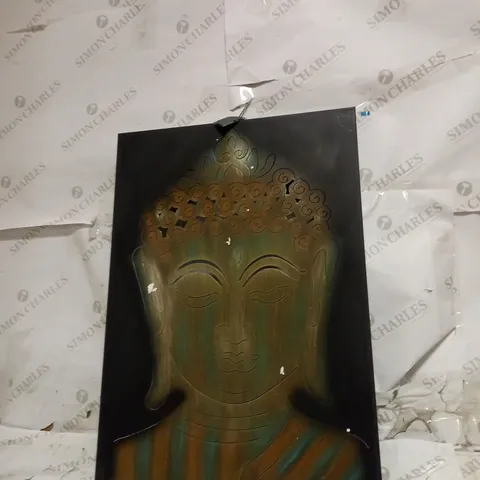 INNOVATORS SOLAR LED PEACEFUL BUDDHA WALL DECOR