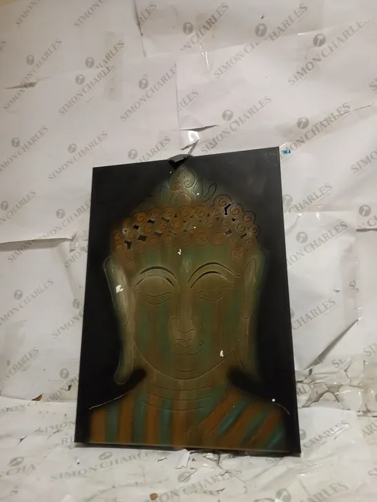 INNOVATORS SOLAR LED PEACEFUL BUDDHA WALL DECOR