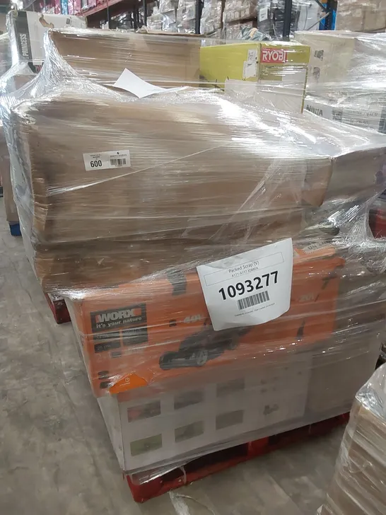 PALLET OF APPROXIMATELY 12 UNPROCESSED RAW RETURN HOUSEHOLD AND ELECTRICAL GOODS TO INCLUDE;