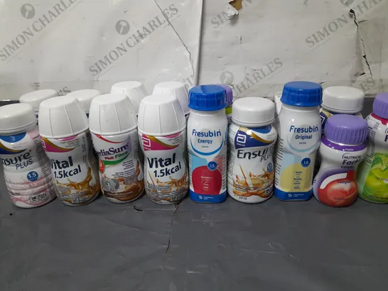 LOT OF 17 ASSORTED NUTRITIONAL DRINKS 