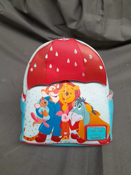 DISNEY WINNIE THE POOH LOUNGEFLY RAINY DAY MINI BACKPACK