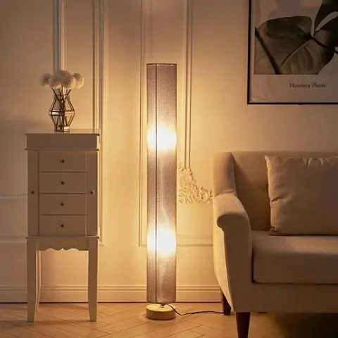 BOXED ELIJAHJAMES 120CM COLUMN FLOOR LAMP