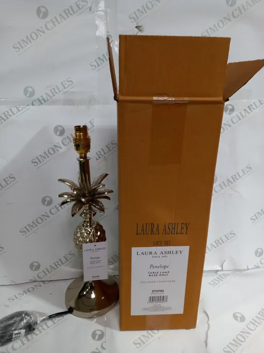 BOXED LAURA ASHLEY PENELOPE TABLE LAMP BASE ONLY