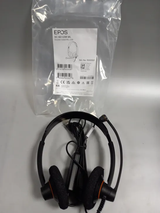 EPOS SC 60 USB DOUBLE SIDED HEADSET 