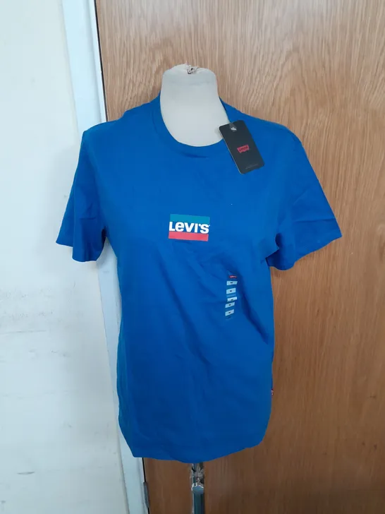 LEVI'S STANDARD FIT T-SHIRT IN BLUE SIZE M