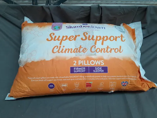 SLUMBERDOWN SUPER SUPPORT PILLOWS - X2