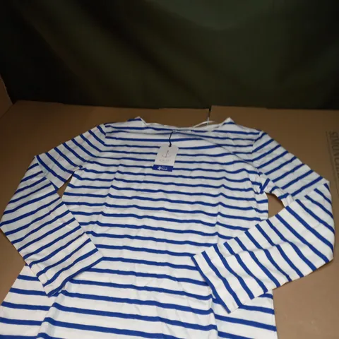 WOMENS SEASALT CORNWALL STRIPPED SAILOR SHIRT SIZE 14