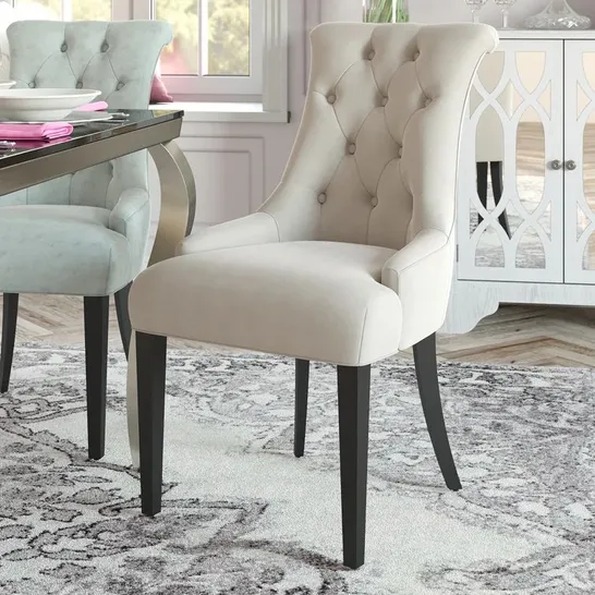 BOXED BEATTIE UPHOLSTERED DINING CHAIRS - SET OF 2 (1 BOX)